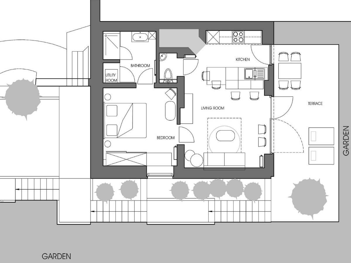 Gite Au26 Cote Jardin-Cote Cour Liège Zewnętrze zdjęcie